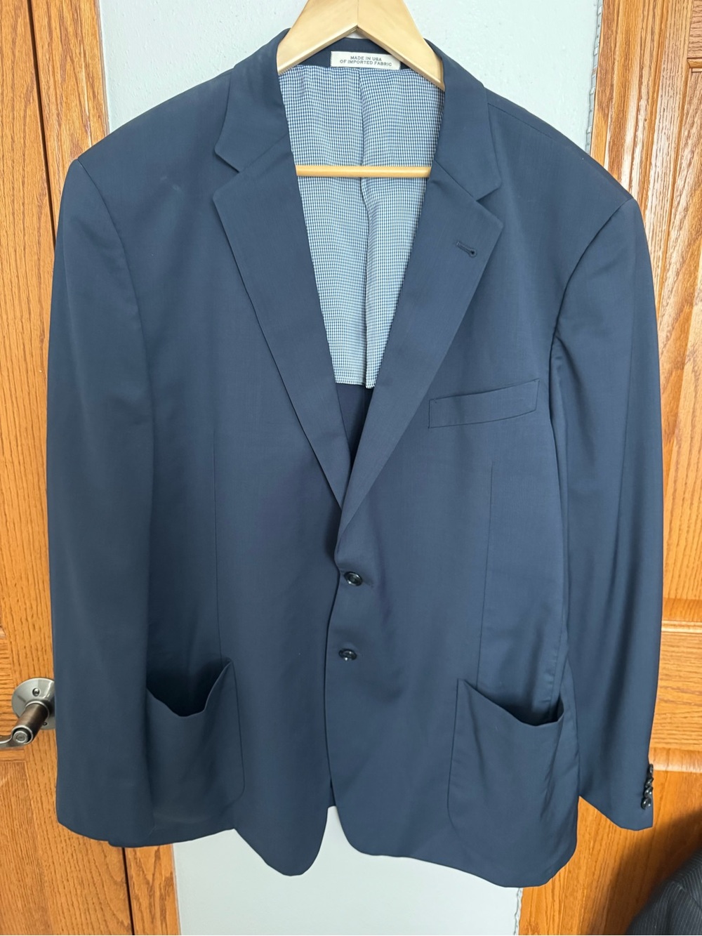 Joseph Abboud Navy Blue Men's Suit Sport Coat - Pants